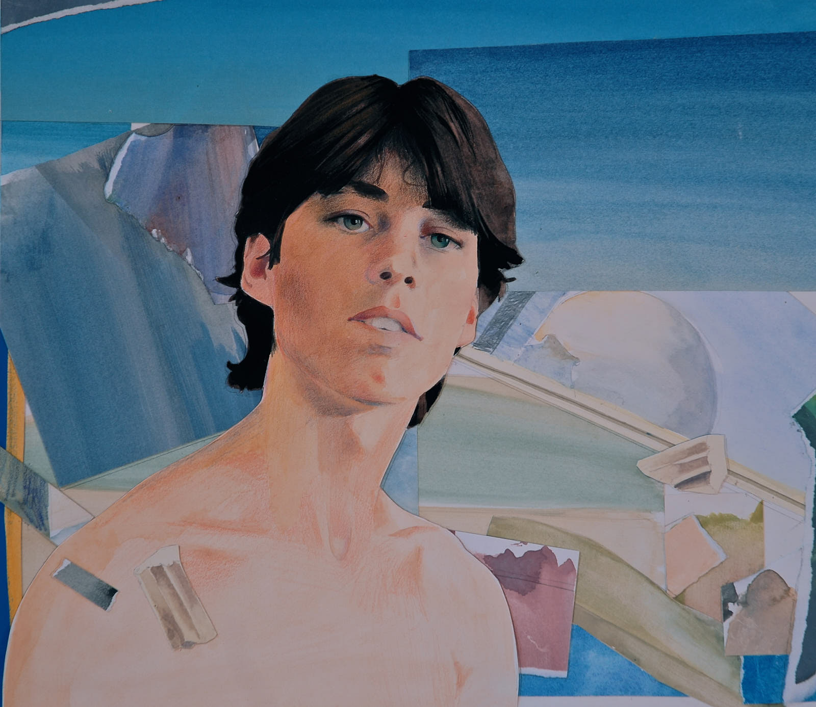 Portrait, 1984 gouache on paper. 12 x 14''