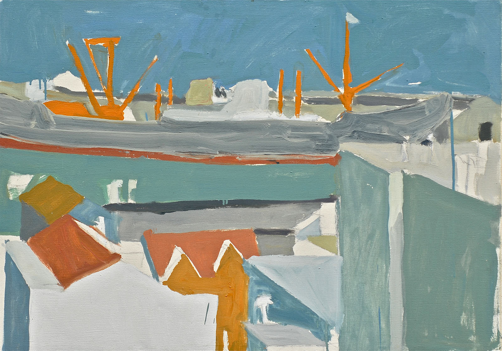 Ellen Baake, 1964 oil on canvas. 28 x 39'' private collection