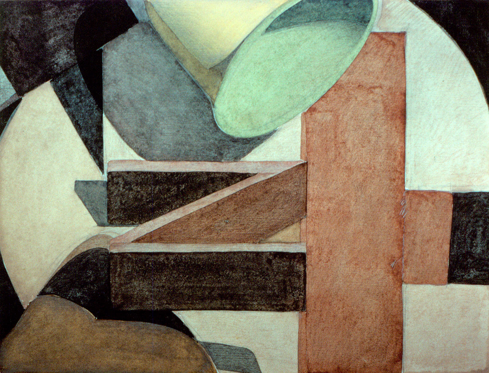Untitled (d), 1994 gouache on paper. 15 x 20'' private collection